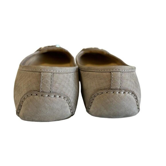 Michael Kors Womens 6.5M Fulton Moc Ballet Flat Suede Leather Gray  Shoes - Picture 10 of 11
